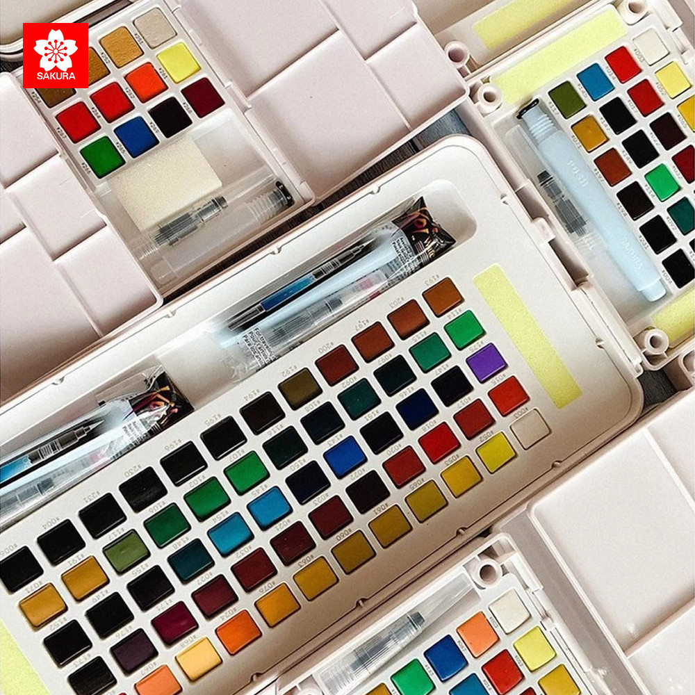 Màu nước dạng nén KOI SAKURA Watercolor - VPP BI BI
