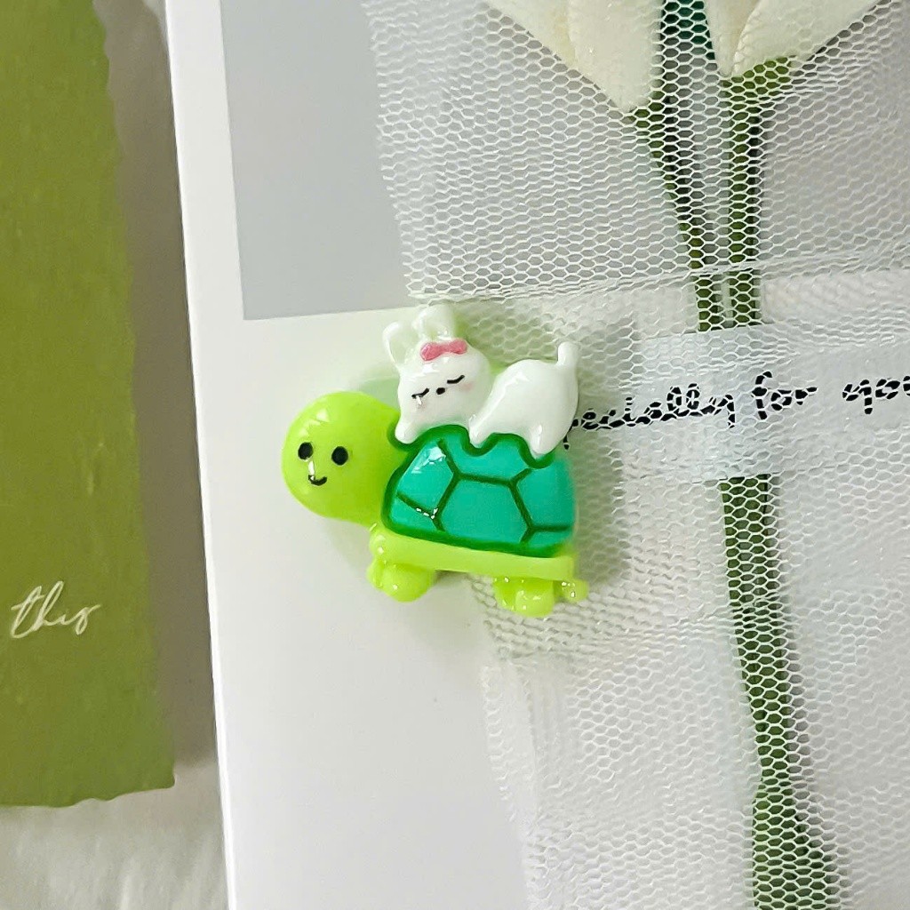 Set Charm Rùa Xanh Dễ Thương Chibi Mini Ngộ Nghĩnh Cute Kawaii Trang Trí Dép Túi Xách Phụ Kiện Xinh Xắn Hot Trend 2026