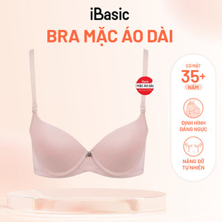 Áo ngực có gọng iBasic mặc áo dài mút vừa 2cm cup T-shirt tôn dáng ngực BRAW102