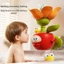 Cinna Đồ chơi tắm hoa nở nước đầy màu sắc cho trẻ mới biết đi Chất liệu ABS an toàn