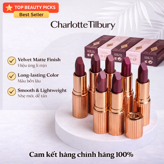 Charlotte Tilbury Matte Revolution Lipstick – Son Lì Mịn Môi, Lâu Trôi, Lên Màu Chuẩn, Không Khô