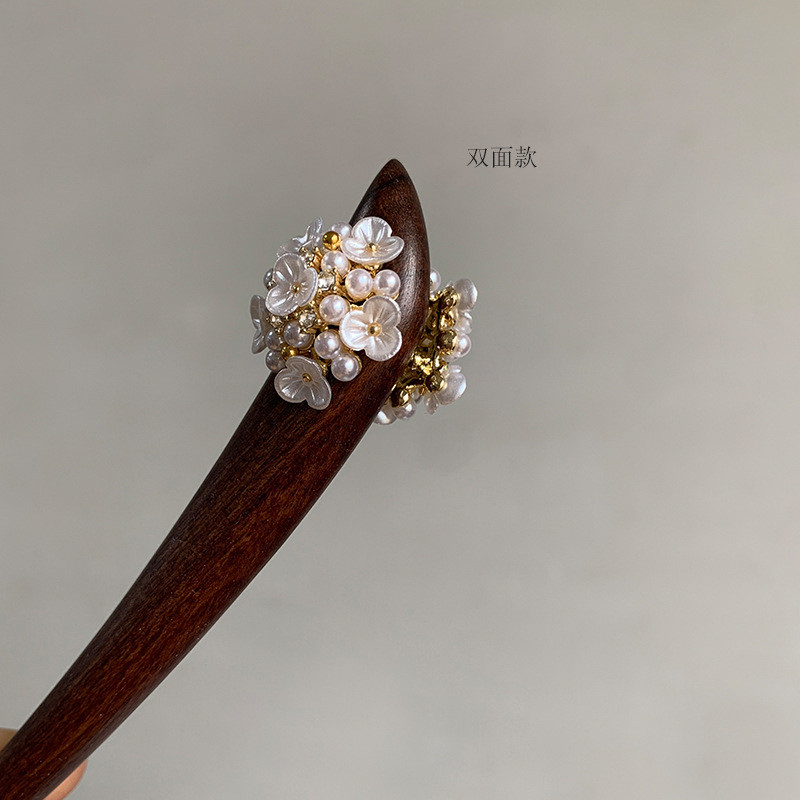 Kẹp Tóc Ebony 15cm Phong Cách Cao Cấp, Đơn Giản, Phù Hợp Với Cheongsam Và Nhiều Dịp Khác Nhau