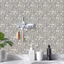 LA015 Giả Da Ngói Miếng Dán Retro Cobblestone Sàn Miếng Dán Trang Trí Nhà Cửa Tự Dính Chống Thấm Nước DIY Dán Tường