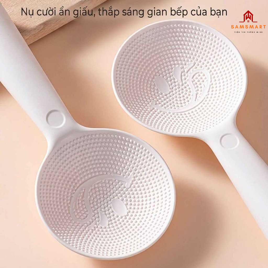 Muôi Xới Cơm Tự Đứng Chống Dính, Nhựa PP Cấp Thực Phẩm Cao Cấp, Chịu Nhiệt, Dụng Cụ Tiện Dụng Bền Đẹp
