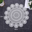 XYLJJ14 Ren Placemat Tròn Coaster Bàn Cà Phê Trang Trí Cách Nhiệt Retro Rỗng Chụp Đạo Cụ Trang Trí Nhà Cửa