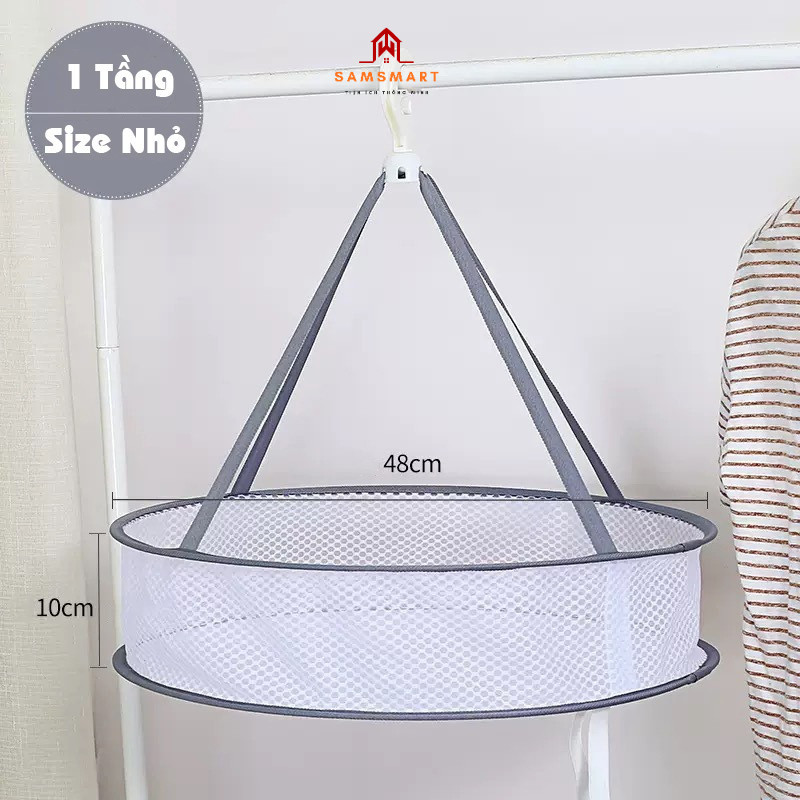 Lưới Phơi Đồ Đa Năng Gấp Gọn – Giữ Dáng Quần Áo, Chống Nhăn, Dụng Cụ Gia Đình Tiện Dụng
