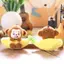 HFTOY 1 Món Đáng Yêu Chuối Khỉ Móc Khóa Quyến Rũ Khỉ Dễ Thương Sang Trọng Trang Trí Túi Mềm Mặt Dây Chuyền Cho Bé Trai Quà Tặng ~