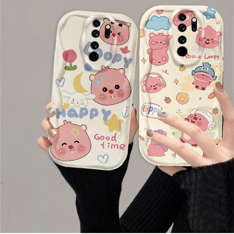 Thích hợp cho Redmi Note 8 Pro Redmi 9 3D Art Soft TPU Phim hoạt hình dễ thương Loopy Vỏ điện thoại chống sốc