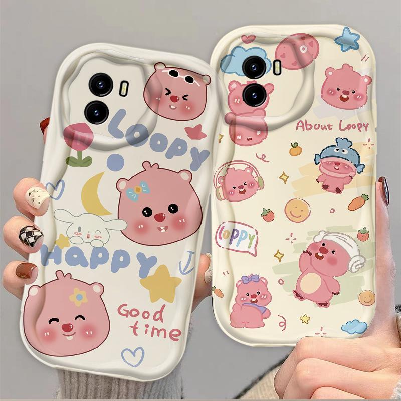 Thích hợp cho Redmi A1 A2 Plus 3D TPU mềm hoạt hình dễ thương Vỏ điện thoại chống sốc Loopy