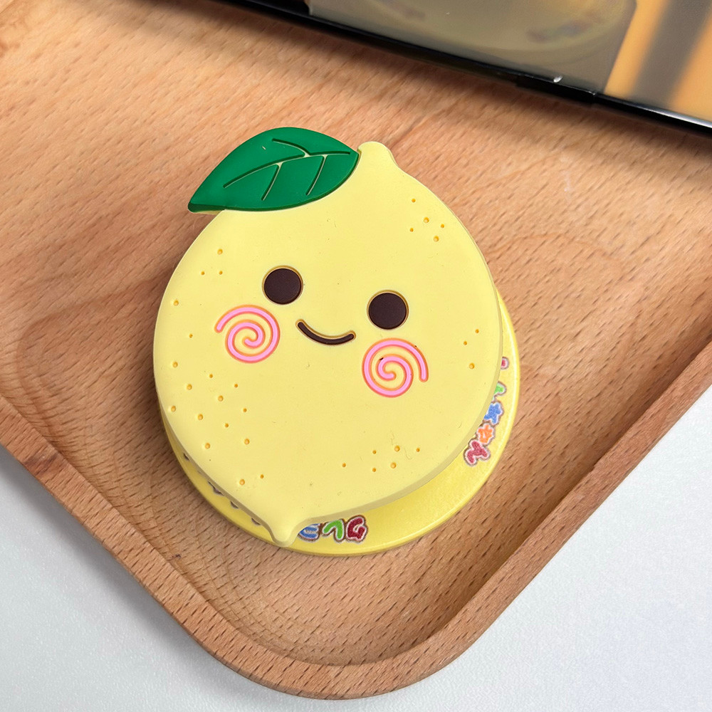 Giá Đỡ Từ Tính Chanh Dâu Bơ Trái Cây Silicon Cho Điện Thoại Đứng Dính Căng Túi Khí Giá Đỡ Từ Tính