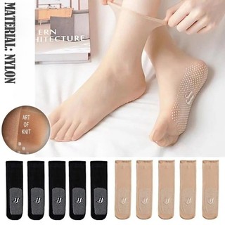 10 Cặp Tất Nữ Chống Trượt, Thiết Kế Siêu Mỏng Thoáng Khí, Kiểu Dáng Tất Trong Suốt Tàu Thuyền