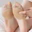 Tất Nữa Lòng Bàn Tay GUUDUU - Mềm Mại, Thoáng Khí, Co Giãn - Miếng Lót Ren Chống Trơn Trượt - Họa Tiết Hoa [Giao Hàng Miễn Phí]