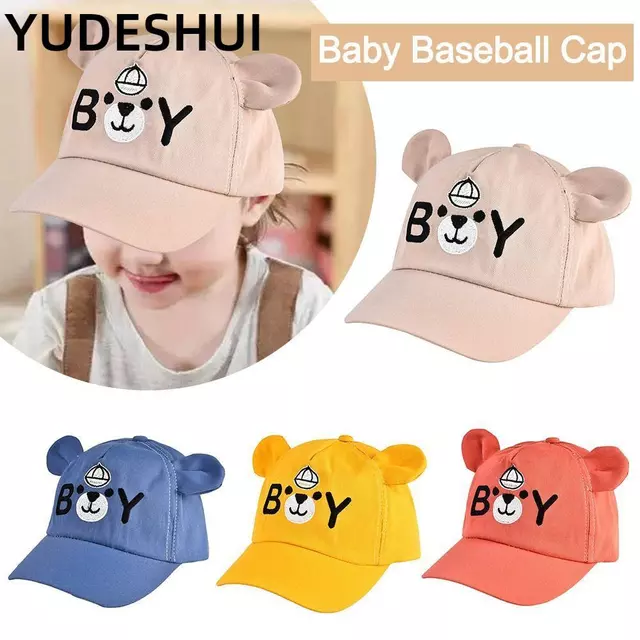Mũ bóng chày YudhUI cho bé, Mũ có thể điều chỉnh cho trẻ em Mũ bé trai bé gái Mũ chống nắng, Mũ chống nắng Mũ che nắng Mũ lưỡi vịt hoạt hình Mùa xuân hè