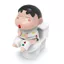 Crayon Shin-Chan Nhà Vệ Sinh Dễ Thương Trẻ Em Trang Trí Trang Trí Giả Vệ Sinh Tưới Nước Đồ Chơi Nhỏ Giải Nén Sáng Tạo 4.17