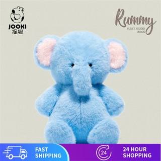 Dễ Thương rummy Tuyệt Vời Bé Voi Sang Trọng Đồ Chơi Búp Bê Búp Bê Sự Kiện Quà Tặng Màu Xanh Nhẹ Nhàng