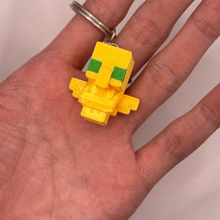 Móc Khóa Game Minecraft Totem Hồi Sinh (Totem of Undying) Phụ kiện treo balo