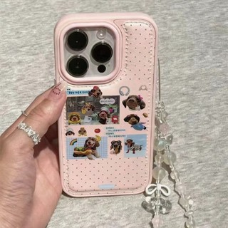 Hạnh Phúc Burger Quần Áo Dachshund Trường Hợp Cho iPhone 17 16 15 14 13 12 11 Pro Max X XR XS Max 8 Plus SE2020