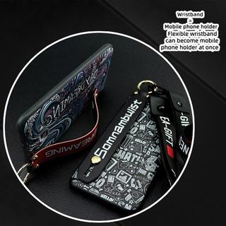 Dây Đeo Tay Graffiti Ốp Lưng Điện Thoại Samsung Galaxy Note5 / SM-N9200 Chống Thấm Nước Chống Sốc Dây Đeo Cổ Tay Vòng Bảo Vệ Silicon Bền Vỏ Mềm Chân Đế Chống Bụi Bẩn Cá Tính