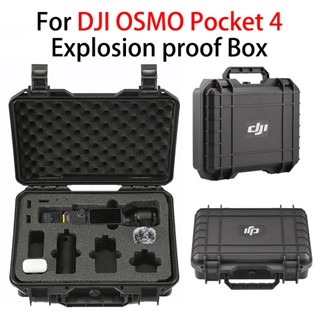 DJI OSMO Pocket 4 hộp chống cháy nổ đa năng, bảo quản an toàn, di động, cầm tay, phụ kiện camera