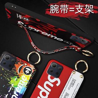 Vòng Mát Ốp Điện Thoại Cho LG K92 5G / Q92 Chống Bụi Thiết Kế Thời Trang Ốp Lưng Dây Đeo Cổ Tay Chân Đế Silicon Chống Sốc Hợp Thời Trang Dây Bền Chống Va Đập Vỏ Mềm Dây Đeo Tay