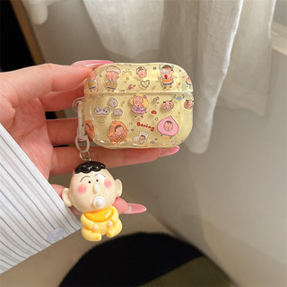 Sandy snot, ngớ ngẩn cho Airpods4 AirPods 1 / 2 3 Pro Pro2 pro3 Bộ tai nghe Bluetooth không dây Vỏ bảo vệ tai nghe AirPods Pro i3 i4 pro3
