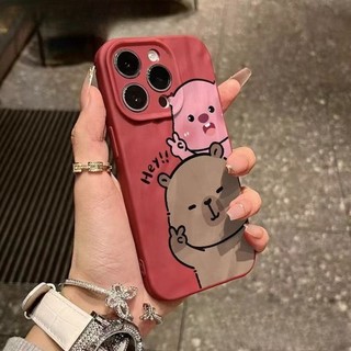 Dành Cho IPhone17161514131211ProMax X XR XS Max 7 8 Plus Phim hoạt hình dễ thương Beaver Guinea Pig Case