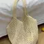 Lười Tote Phong Cách Mới Thường Ngày Đi Biển Túi Đeo Vai Rơm Handmade Dung Tích Lớn Kỳ Nghỉ Dệt Rỗng