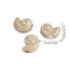 THEGIRL8B Ốc Gốm Hạt, Retro Glazed Conch Spacer Hạt Sứ, Rời Nổi Kích Thước Nhỏ Nhiều Màu DIY Trang Sức Làm Vòng Tay