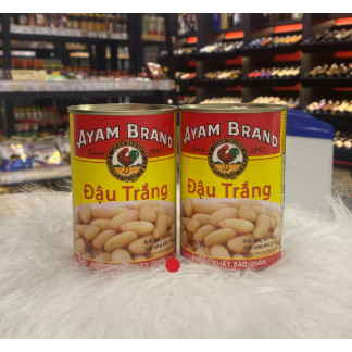 Đậu Trắng Ayam Brand 425g, Nguyên Liệu Tự Nhiên, Dinh Dưỡng Cho Mọi Bữa Ăn