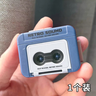 Retro Mini Ghi Âm Hộp Nhạc Có Chức Năng Ghi Âm Mặt Dây Chuyền Dễ Thương Sáng Tạo Lễ Tình Nhân Quà Tặng Retro Băng Hoa Trang Trí Cho Bé Gái TVOG