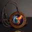 Dây chuyền áo len MERIGGIARE, Dây chuyền da Boho Mặt dây chuyền bằng gỗ, Vintage Dài Handmade Rồng Phượng Áo len Vòng cổ Phụ kiện dân tộc