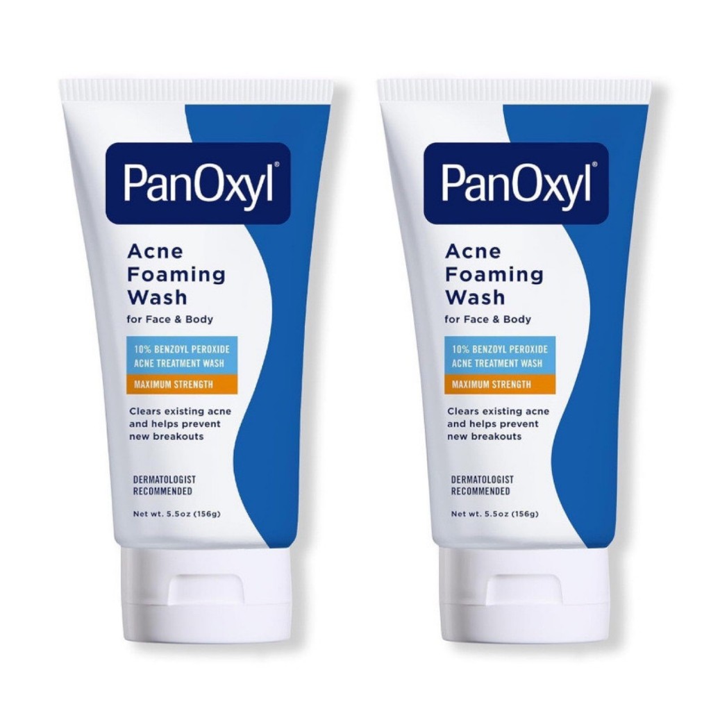 PanOxyl Loại Bỏ Bọt Sữa Rửa Mặt 10% Peroxide Benzoamide Amino Acid Kiểm Soát Dầu 4% Sữa Rửa Mặt 12.18