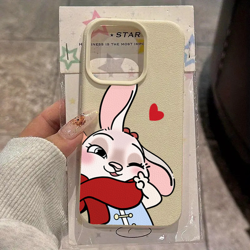 Vỏ Tương Thích Cho Samsung S25 FE S24 S23 Ultra S20 S23 S22 S21 Plus Sĩ Quan Bunny Lichee Họa Tiết Silicon Chống Sốc