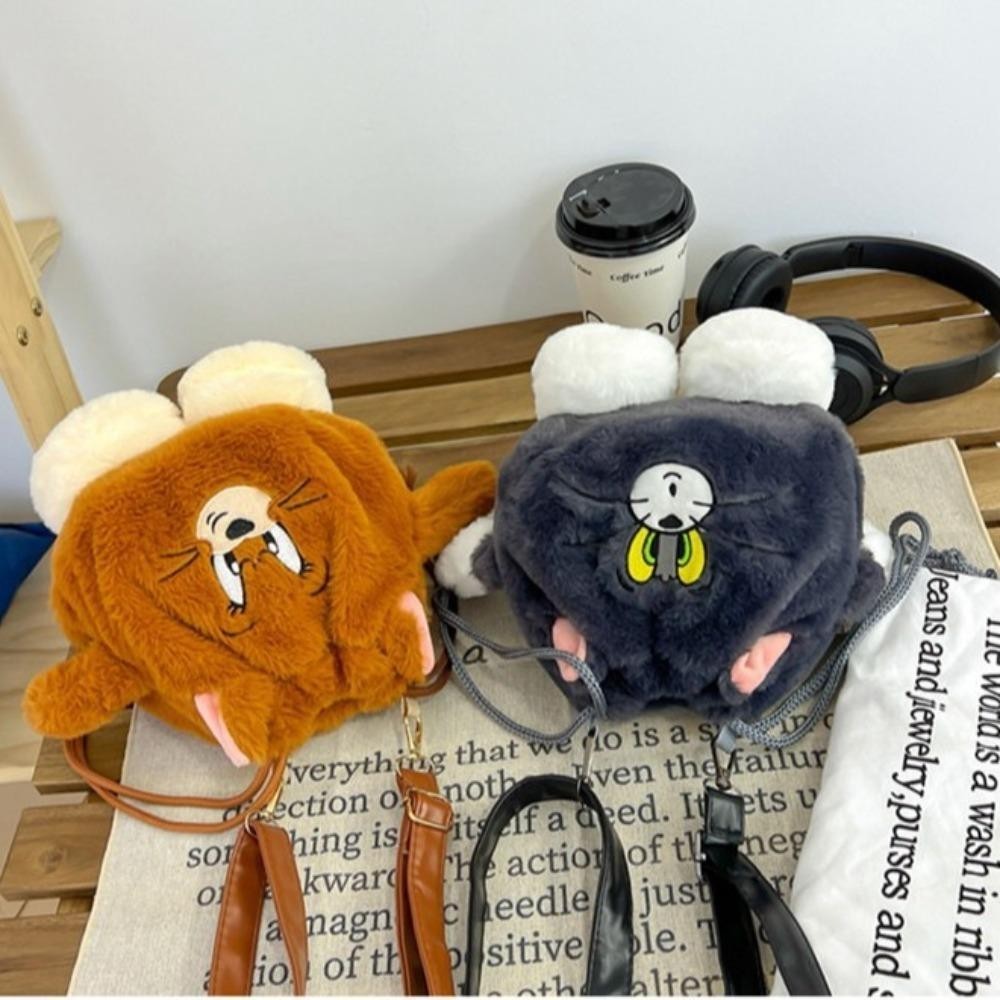 Túi đeo vai chuột mèo hoạt hình Tom Jerry - Quà tặng thiết kế di động dung tích lớn