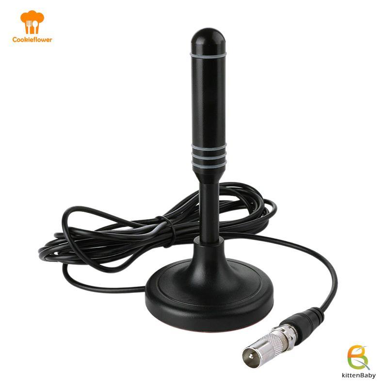 [Kitten-t] Bộ khuếch đại thu tín hiệu ăng-ten TV kỹ thuật số Cáp đồng trục Ăng-ten HDTV DVB-T DVB-T2 DAB Adapter Ăng-ten trong nhà mới