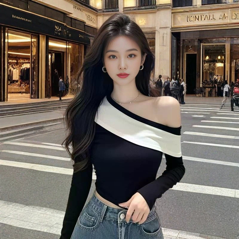 Áo Sơ Mi Nữ Tính Khí Dài Tay Thiết Kế Mới Slim
