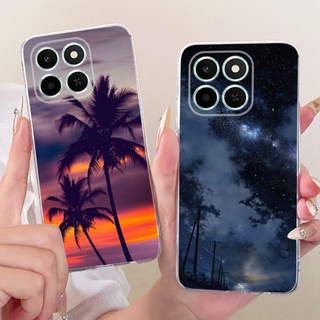 Dành Cho Honor X6c NIC-LX1 Mới Mát Họa Tiết Rồng Hổ Vỏ Điện Thoại HonorX6c X 6C 4G Silicon Mềm TPU
