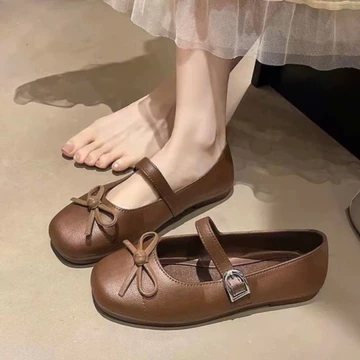 (PHOM TO LÙI SIZE )Giày búp bê nhựa nữ đế bệt quai cài Mũi Vuông cao cấp GIÀY BÚP BÊ BIGSIZE