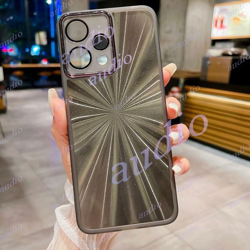 Ốp điện thoại lấp lánh pháo hoa bằng Laser OPPO Reno15 5G cho Oppo Reno 15 Pro Max 15F 15ProMax 5G có màng bảo vệ toàn bộ ống kính Gradient Bling Vỏ trong suốt cho Oppo Reno15 Pro Max 5G