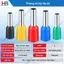 100 Đầu cos kim rỗng - cos PIN đấu dây điện Đầu cos pin rỗng VE dùng cho dây điện từ 0.5mm2 - 16mm2