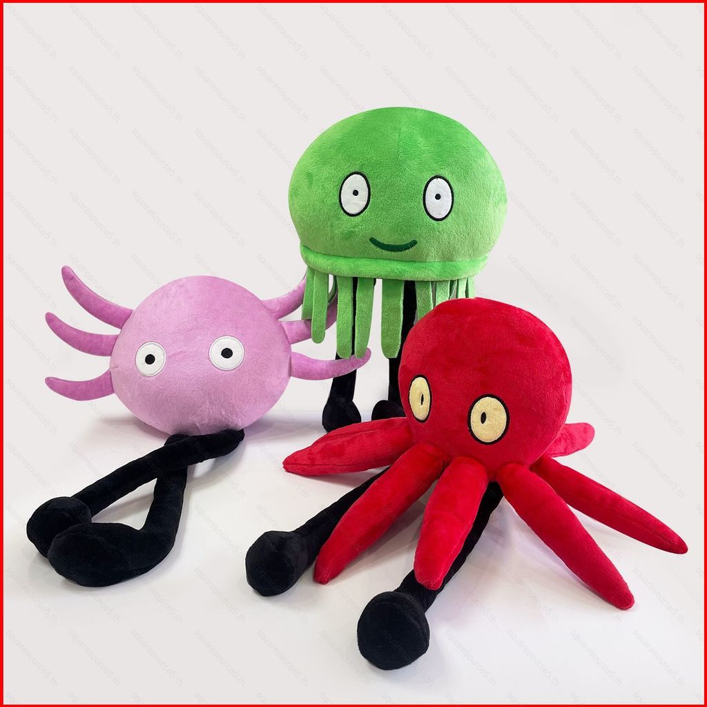 SQ5 KinitoPet Búp Bê Sang Trọng Quà Tặng Cho Trẻ Em Kinito The Axolotl Ngọc Thạch Đồ Chơi Nhồi Bông Cho Trẻ Em Trò Chơi Kinh Dị QS5
