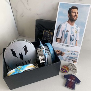 【现货】Ống Hút Messi Số 10 Silicon Barcelona Dạ Quang Vòng Tay Messi Số 10 Silicon Barcelona Dạ Quang Thể Thao Dây Đeo Tay Bóng Đá Quạt Vòng Tay Hộp Quà Tặng Bộ Quà Tặng Sinh Nhật 1229LP