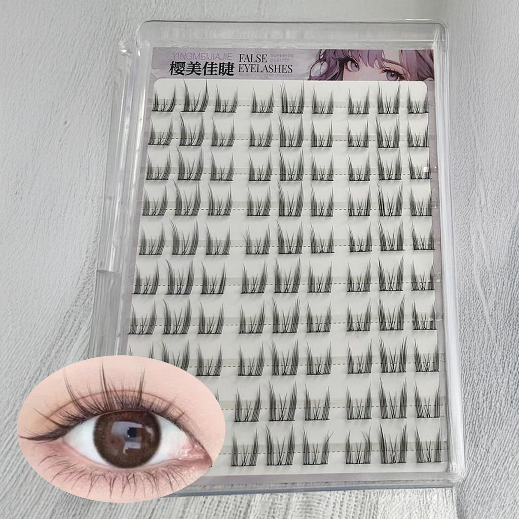 Lông mi giả Black C Curl 7-13mm Chiều dài hỗn hợp với dây đeo mềm để chụp ảnh hàng ngày và phát trực tiếp
