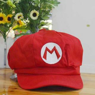 Mũ bóng chày Mario cosplay mái vòm cotton, phù hợp cho mùa hè và cả nam lẫn nữ
