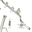 Combo gác máy chống đứng chống nghiêng inox 304 wave a100 (2006-2017) - rs100 - rsx100 - s100 - funeo - fu 2
