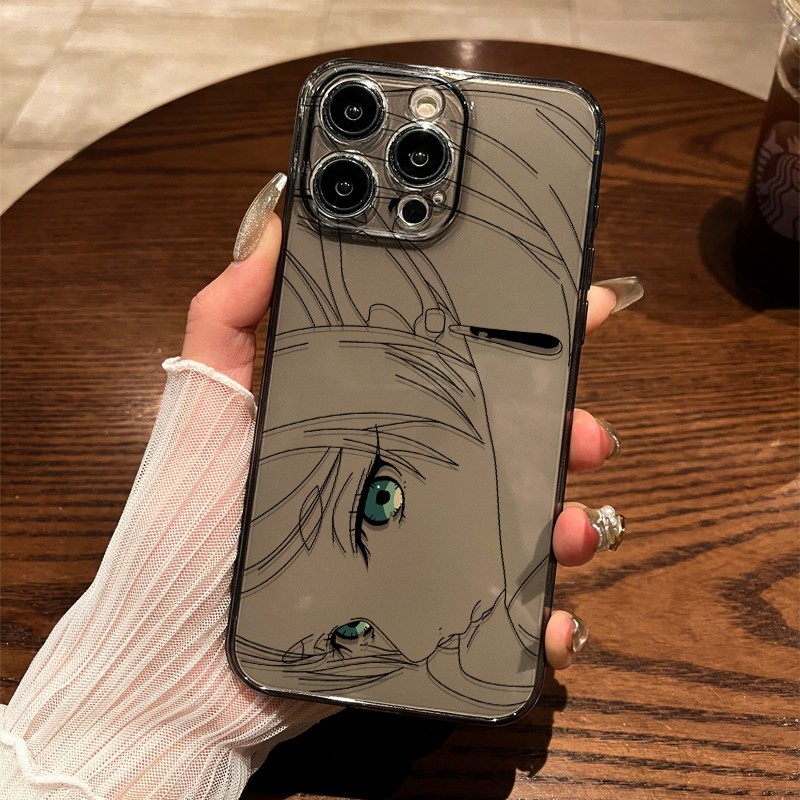 Ốp Điện Thoại Trong Suốt Mềm Anime Frieren Cho iPhone 17 ProMax 16 / 15 / 14 / 13 / 12 / 11 Bảo Vệ Camera Vỏ iPhone Chống Sốc
