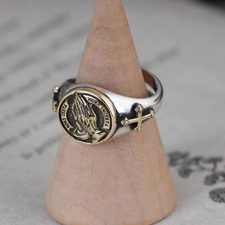Nhẫn thời trang sáng tạo mới dành cho nam bằng bạc Thái - Nhẫn chống phai màu, có thể điều chỉnh