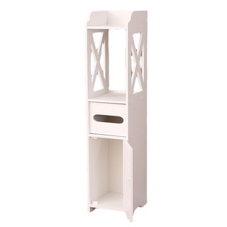 Tủ bên vệ sinh khoảng cách hẹp - Giá lưu trữ sàn phòng tắm để tiết kiệm không gian