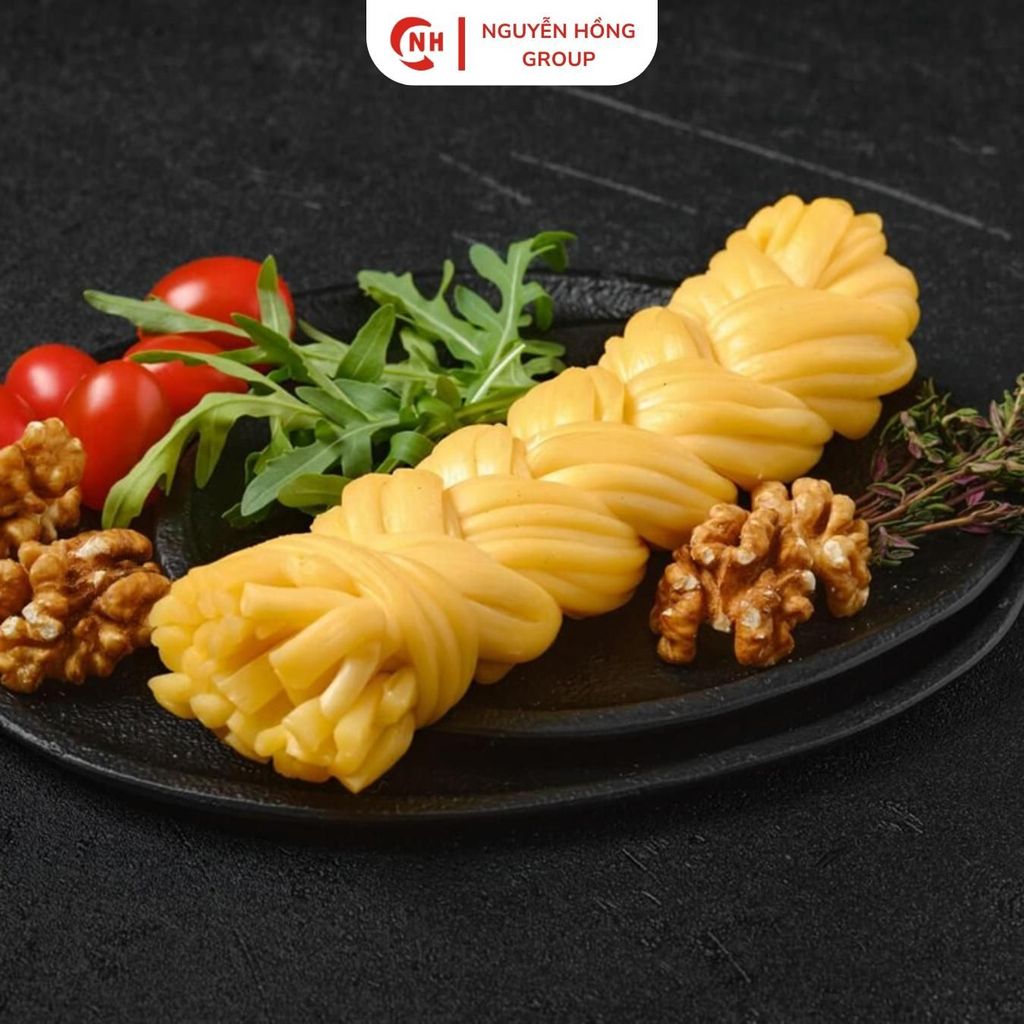 Combo 5 phô mai dây 100g xé sợi hun khói vị mặn Solse Nga snack food ăn vặt cheese