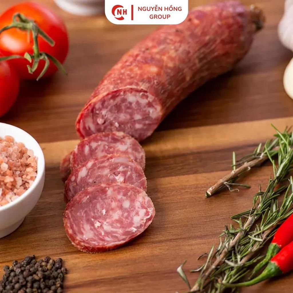 Salami xúc xích hun khói Checkizovo 300g, Salami giò hun khói nhập khẩu Nga, Nguyễn Hồng Heo